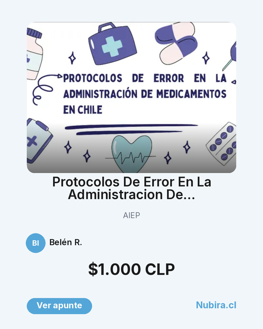 Vista previa publicación
