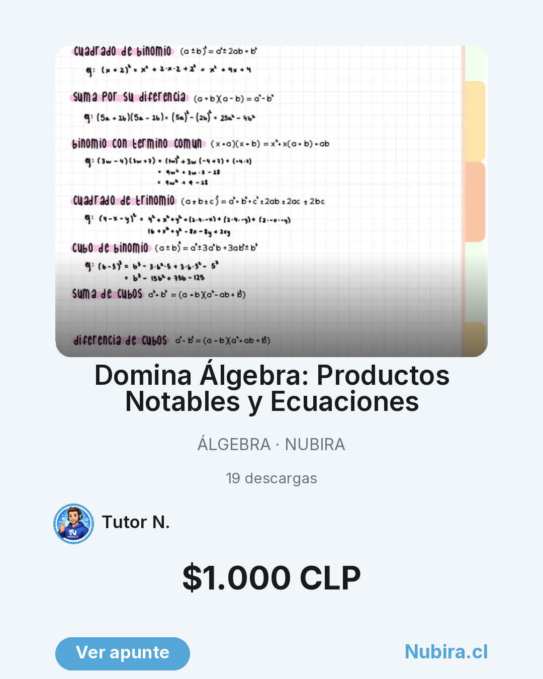 Vista previa publicación