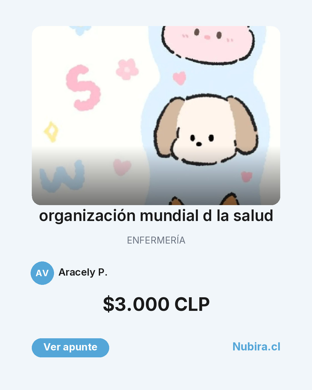 Vista previa publicación