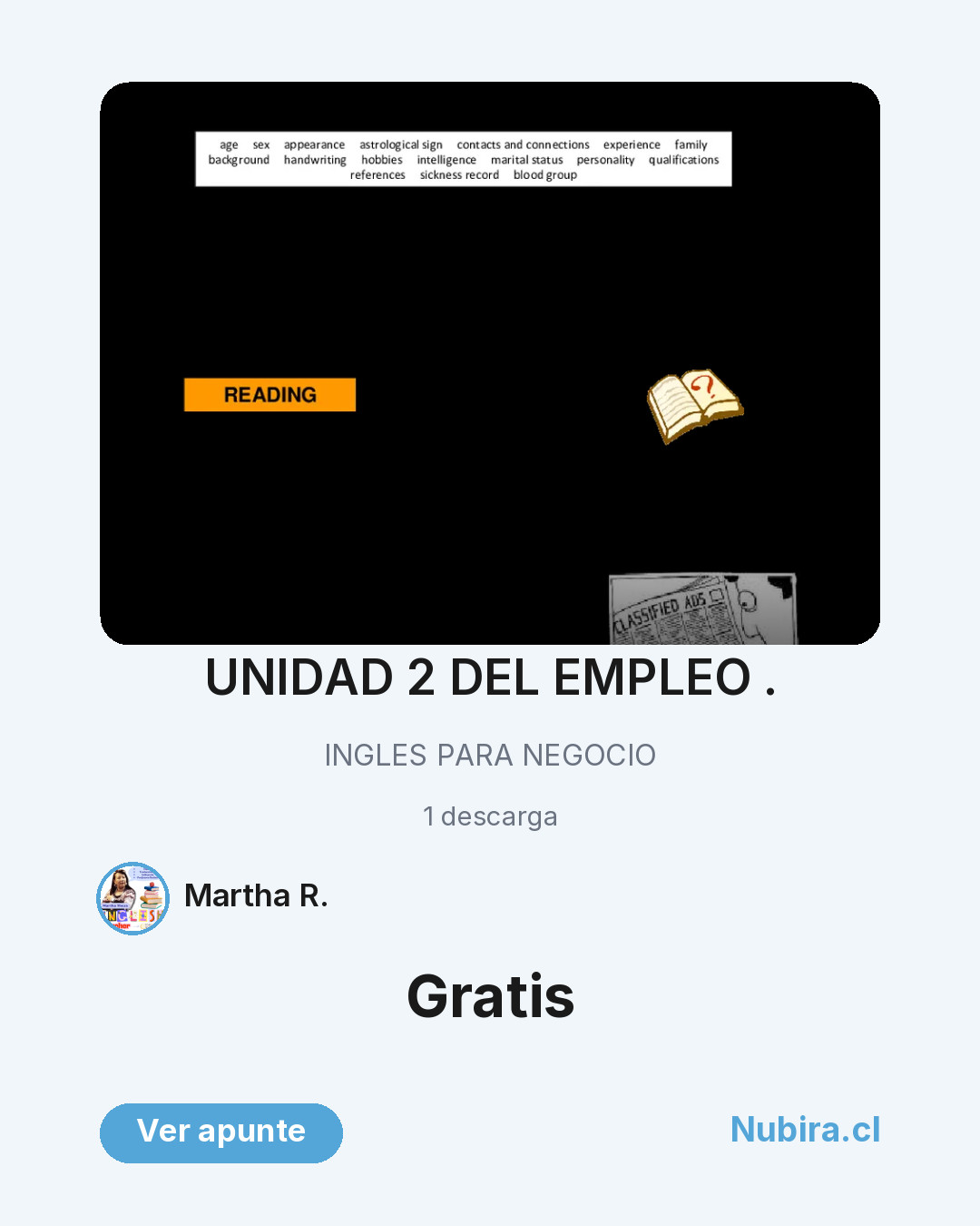 Vista previa publicación