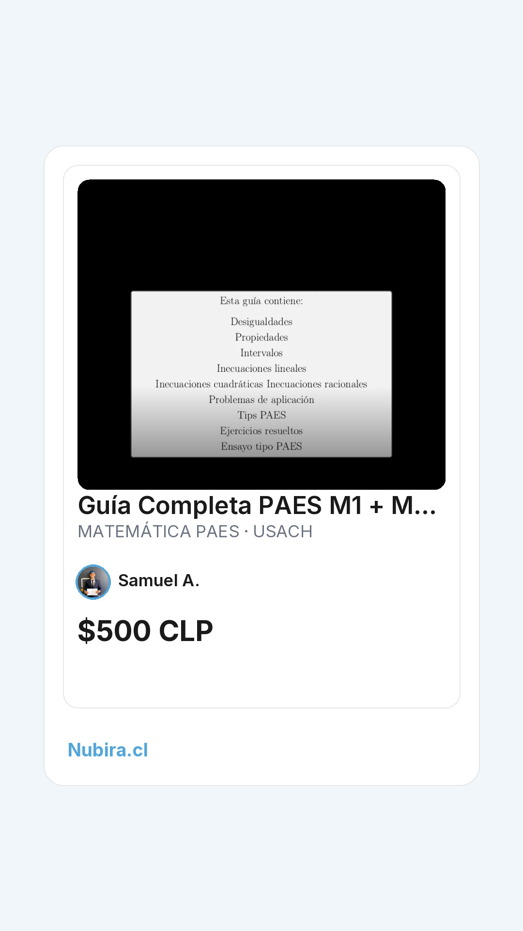 Vista previa historia