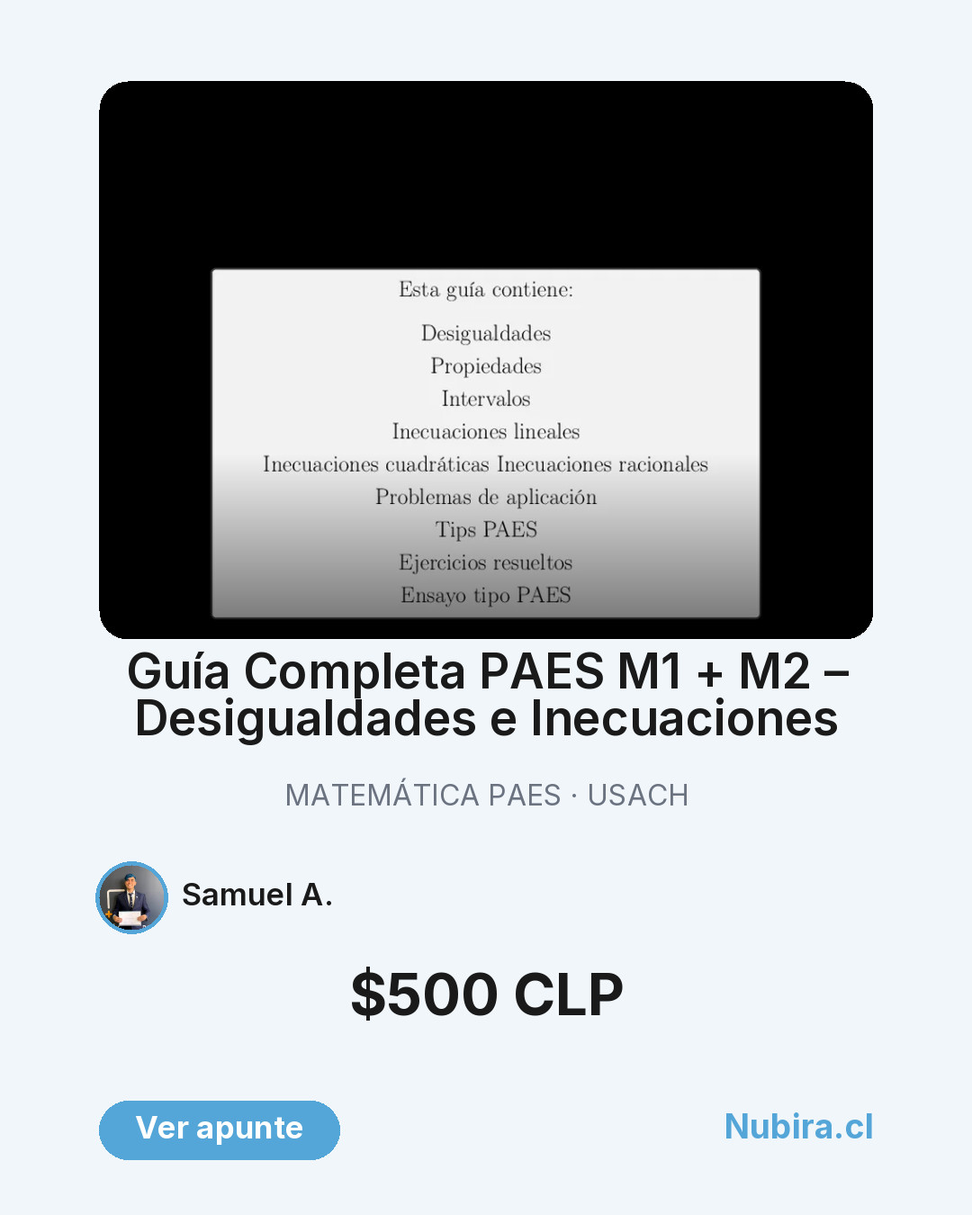 Vista previa publicación
