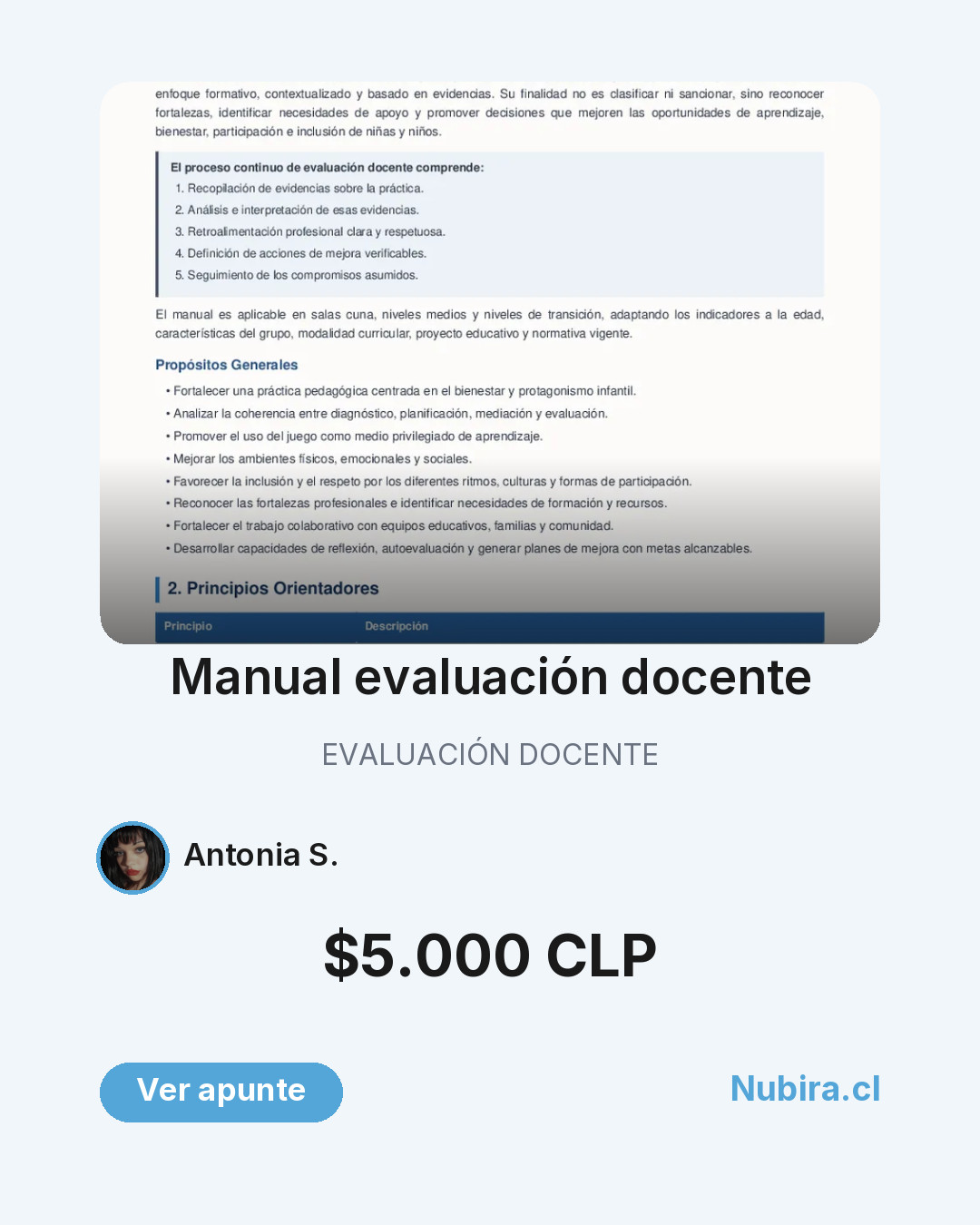 Vista previa publicación