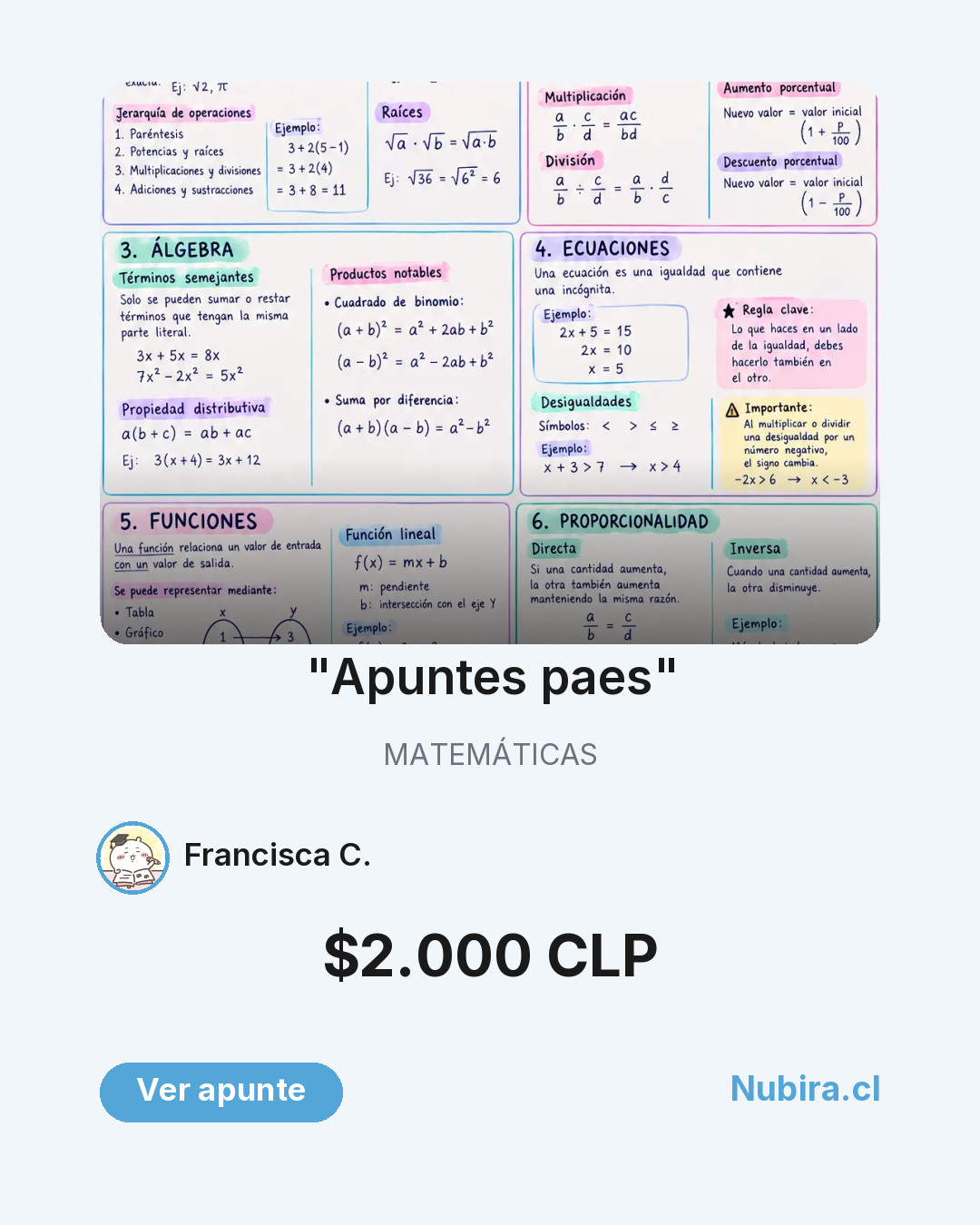 Vista previa publicación