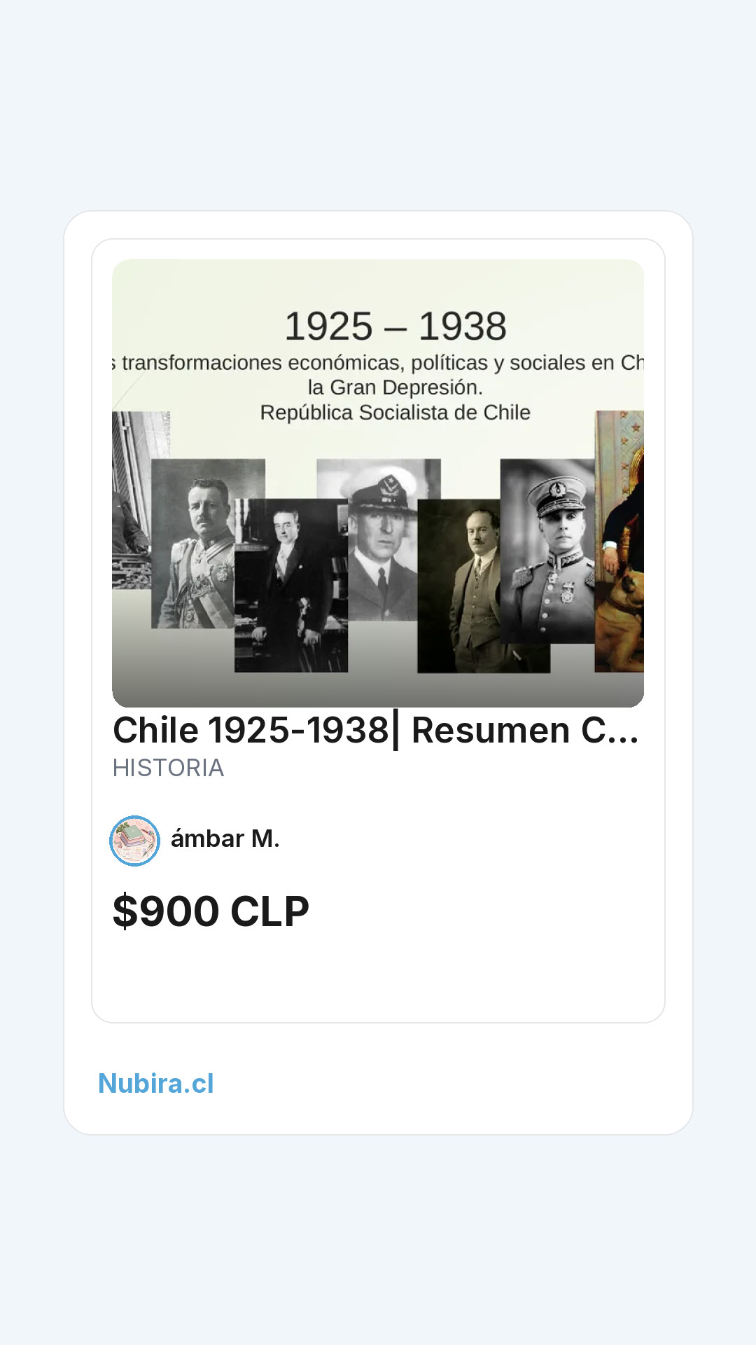 Vista previa historia