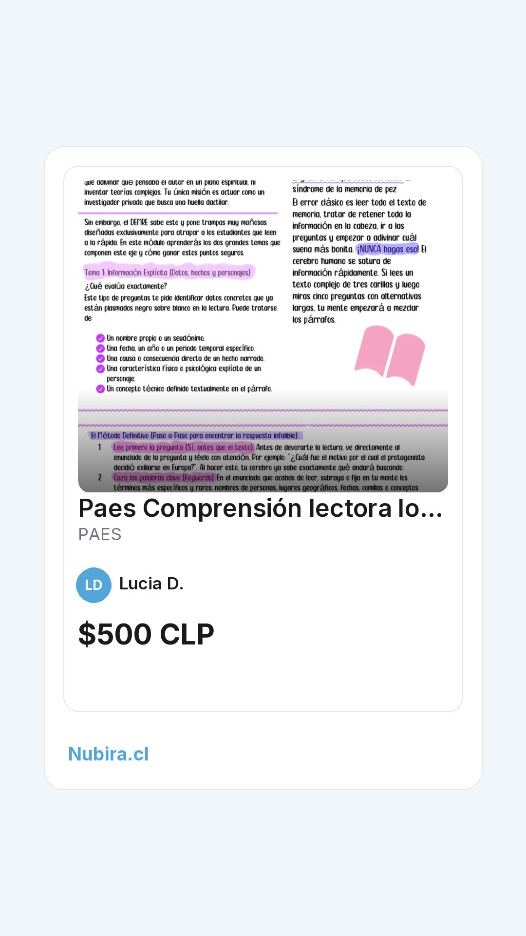 Vista previa historia