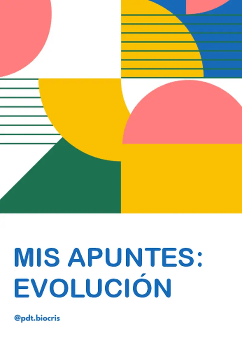 Apuntes PAES: Teorías de la Evolución (Lamarck, Darwin y Neodarwinismo)