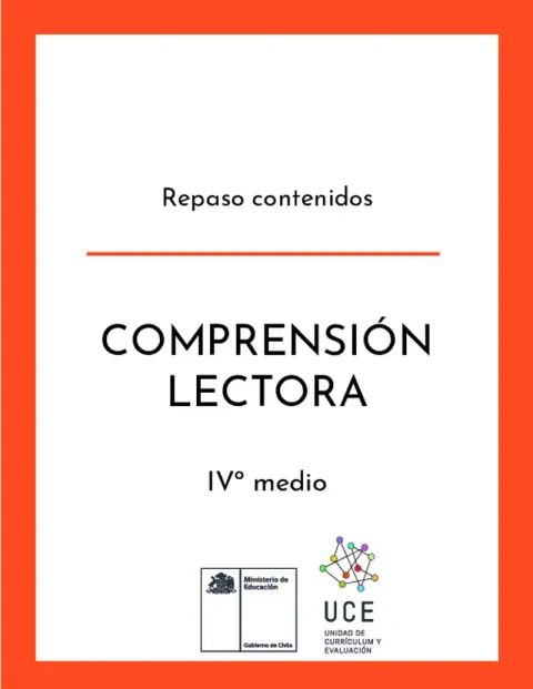 Repaso Comprensión Lectora IV Medio: Estructura Clave