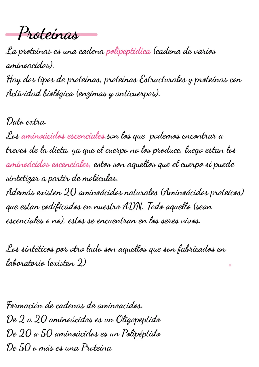 Domina la Bioquímica de las Proteínas con este Resumen