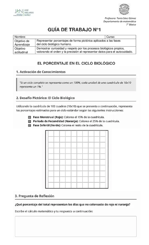 Cálculo de Porcentajes: Aplicaciones en Biología y Salud