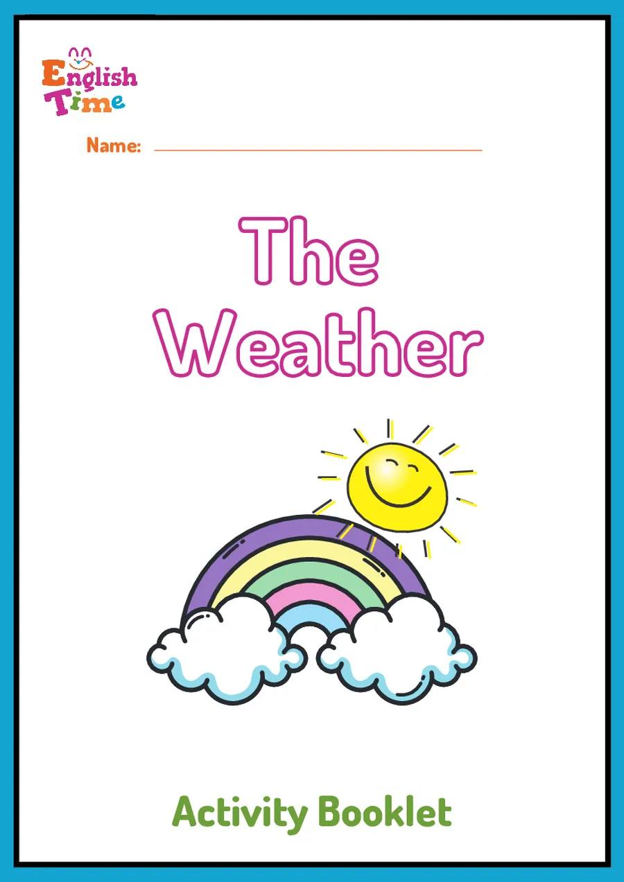 "The Weather" libro de actividades