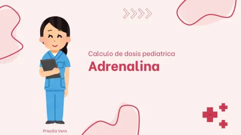 Calculo de dosis Adrenalina