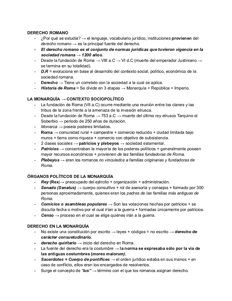 DERECHO ROMANO