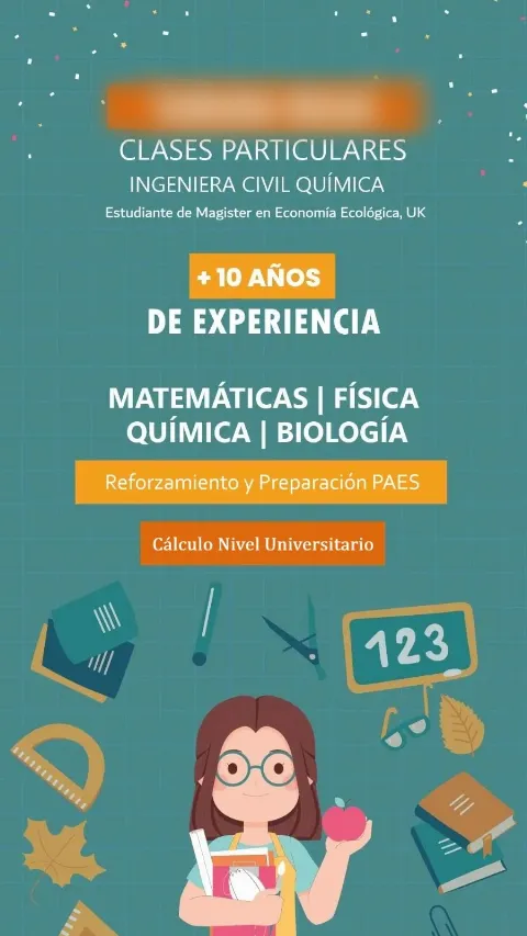 Clases de Cálculo, Física y Química